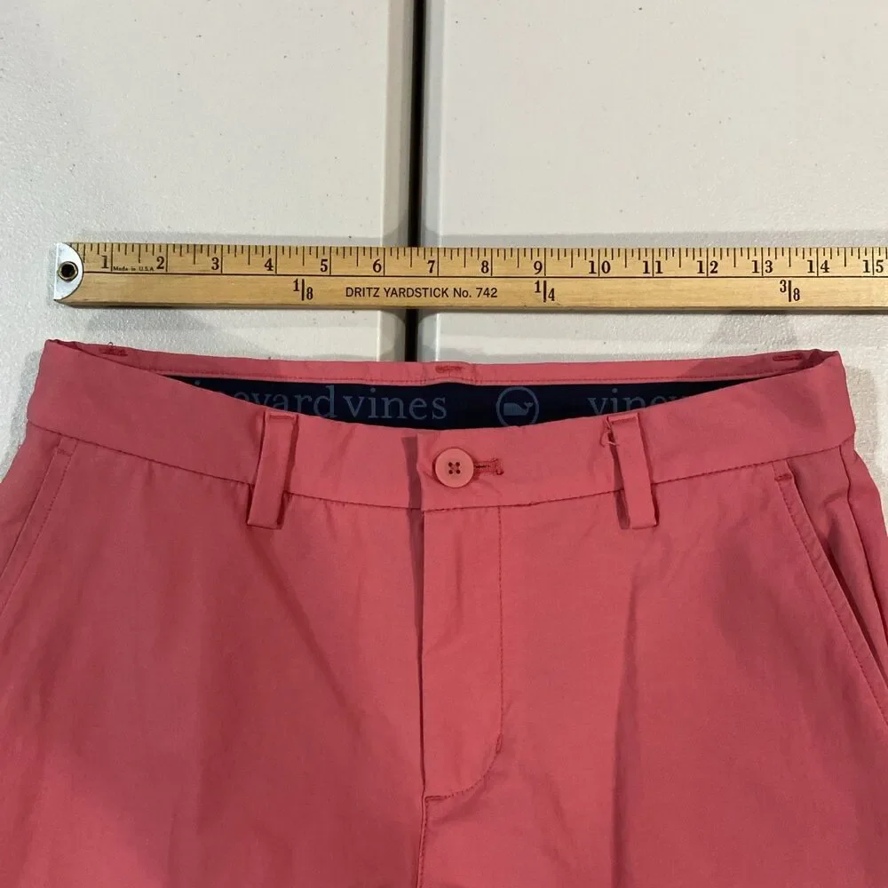 Vineyard Vines OTG On The Go Pink Chino Pants Size 28X32